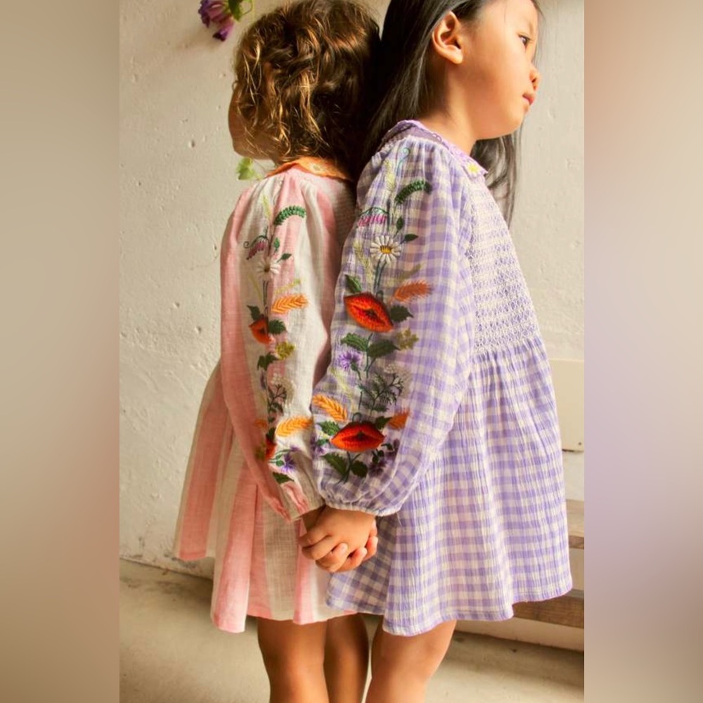 Bonjour lilac tunic dress (sz 10)